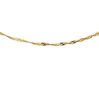 9ct gold 1.4g 18 inch Singapore Chain