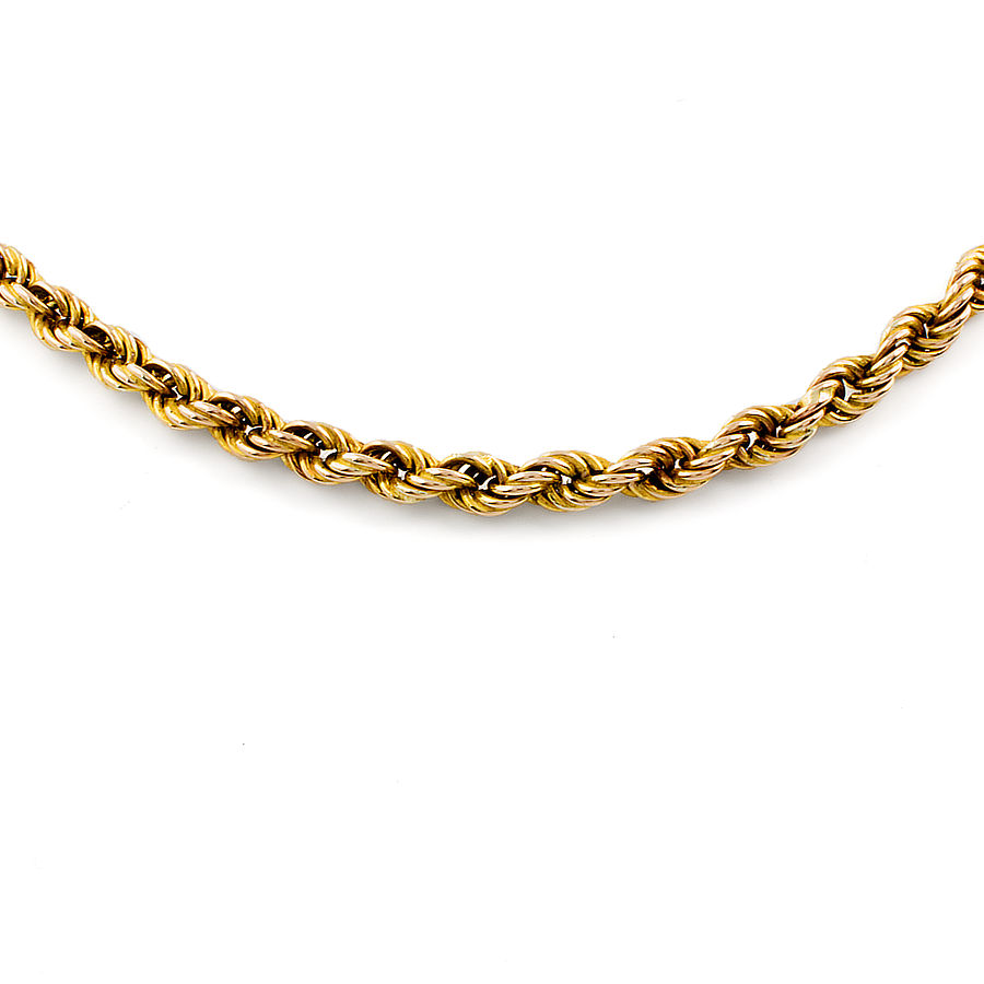 17 inch gold rope chain