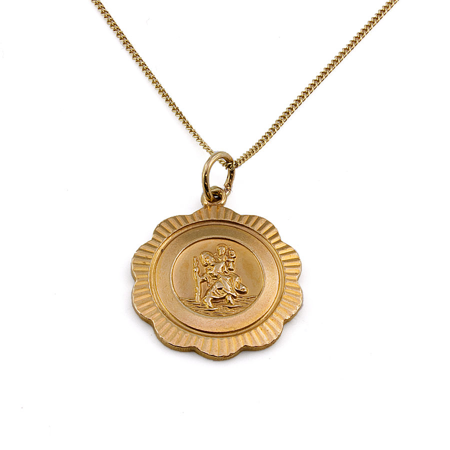 st christopher locket necklace